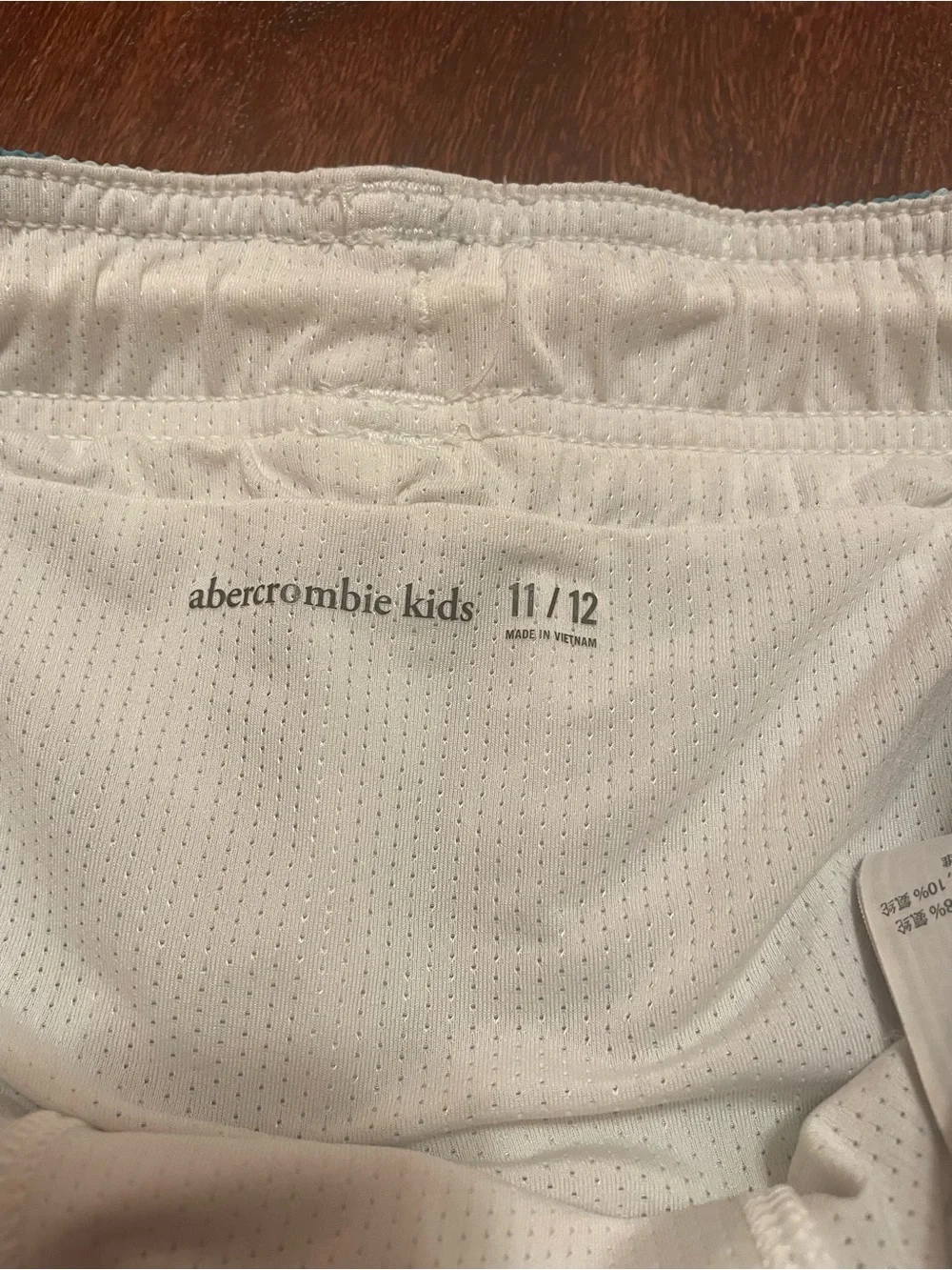 Kids Checkerboard Swim Shorts - teal